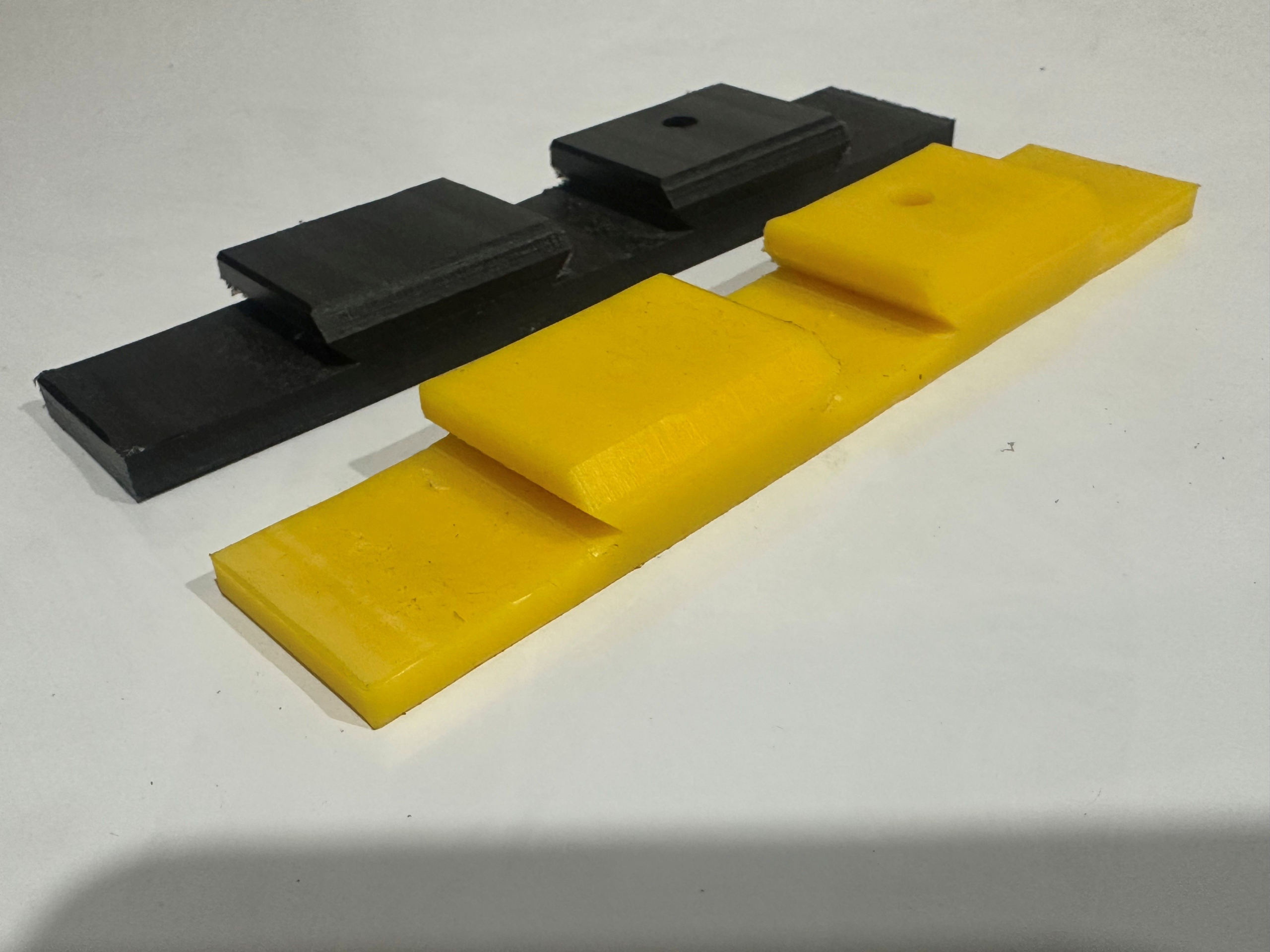 wear pads and guide rails